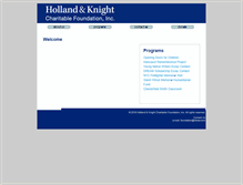 Tablet Screenshot of foundation.hklaw.com