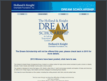 Tablet Screenshot of dream.hklaw.com